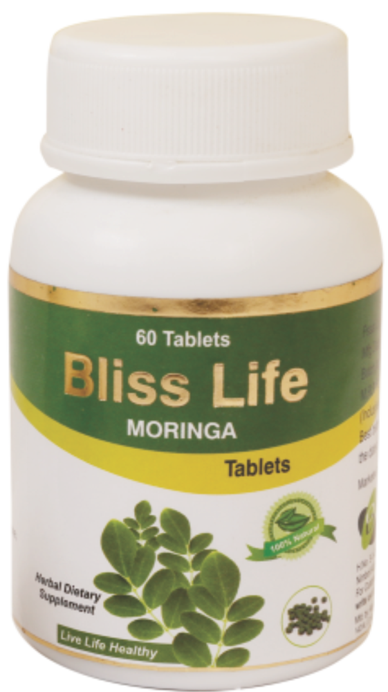 Bliss Life Moringa Tablets (50 Bottles/ Cartoon Box) (50 Pcs Tablets)