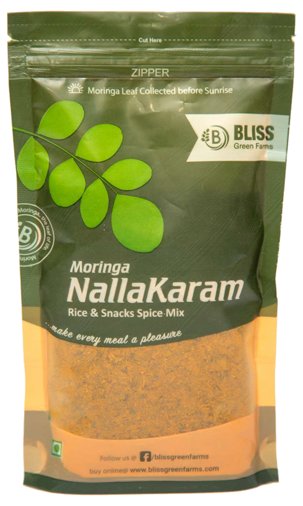 Bliss Moringa Nallakaram (12 kgs/ Cartoon Box)(120 pcs x 100gms)